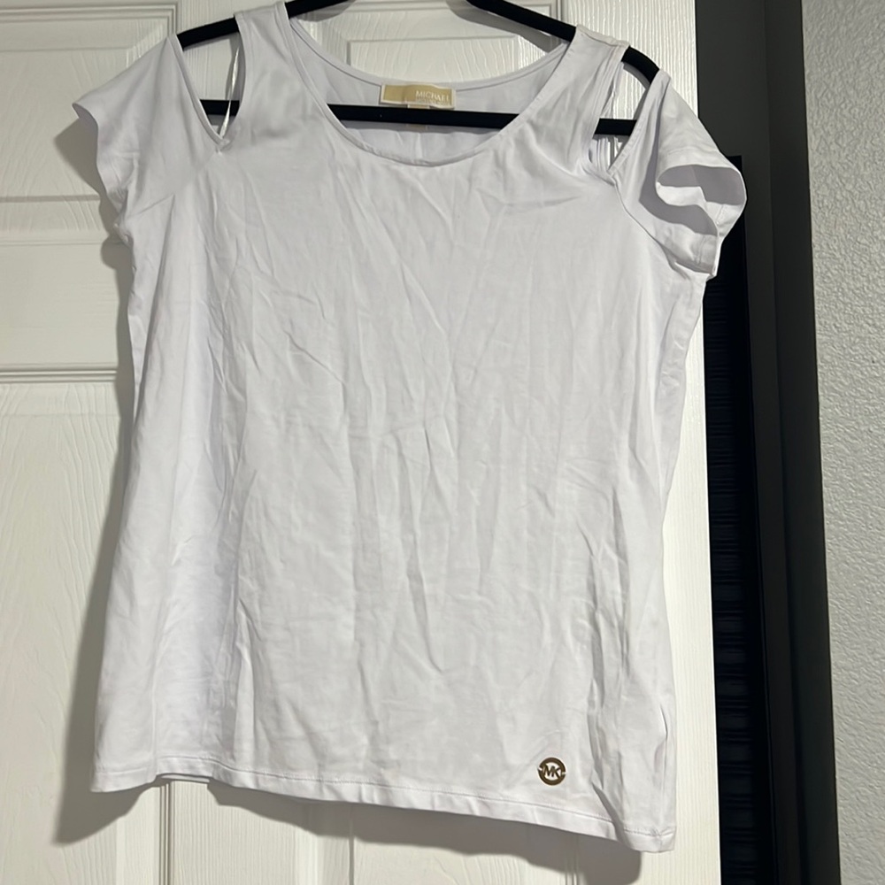Michael Kors off the shoulder shirt - size L